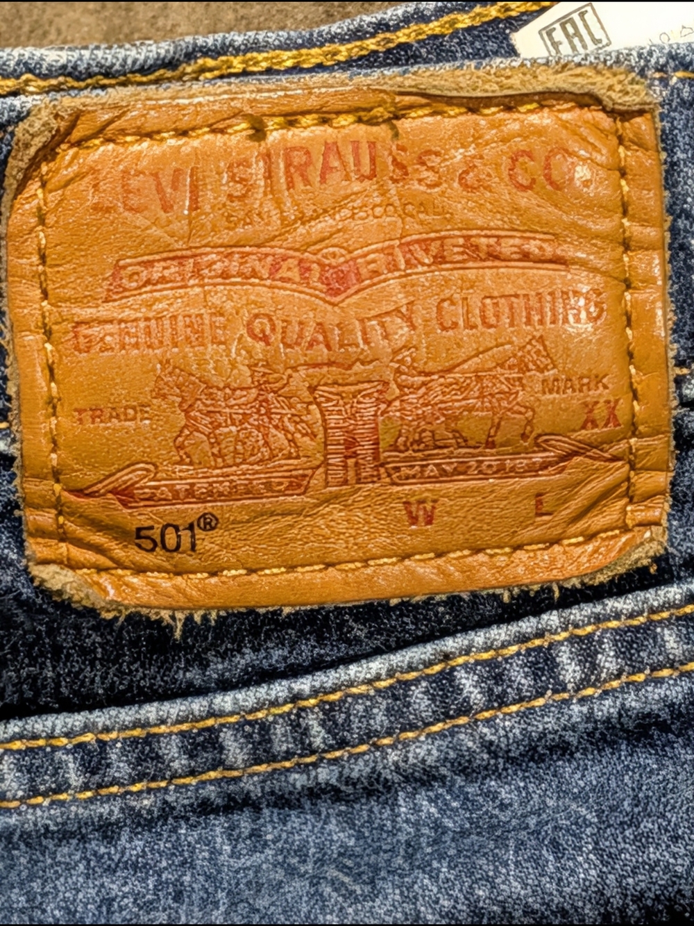 Levi's 501 Women's Blue Denim Jeans